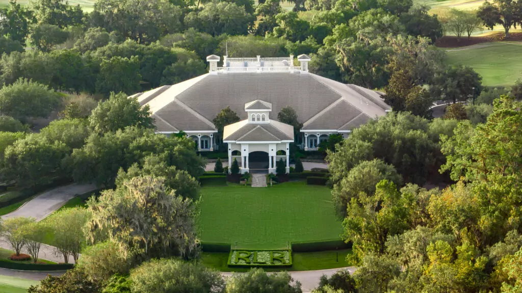 Picture of the exterior of a mansion for Golden Ocala Real Estate, located in Ocala, Florida. Photo taken by MAVEN Photo + Film