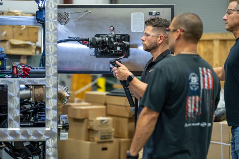 Dave Miller and Team Maven filming on location