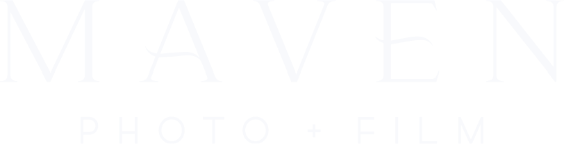 Maven Photo + Film logo - white