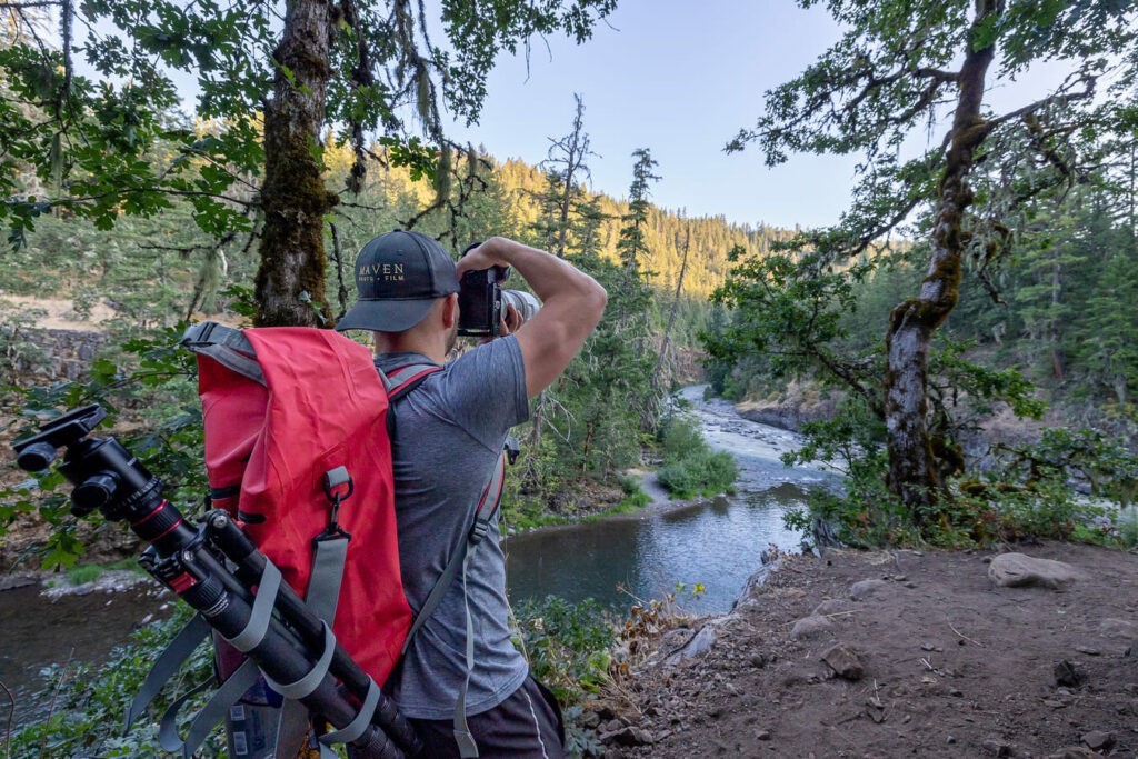 Team Maven photographing river in forest | Adventure + Travel | Maven Photo and Film | Ocala, Florida